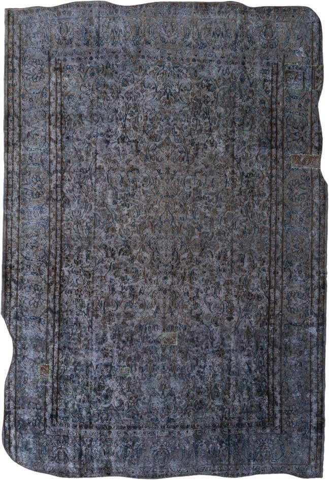 Detail image of 8' 8 x 12' 10 Hand Knotted Ultra Vintage Persian Wool Rug