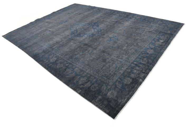 8' 10 x 12' 3 Hand Knotted Ultra Vintage Persian Wool Rug