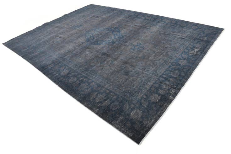 Detail image of 8' 10 x 12' 3 Hand Knotted Ultra Vintage Persian Wool Rug