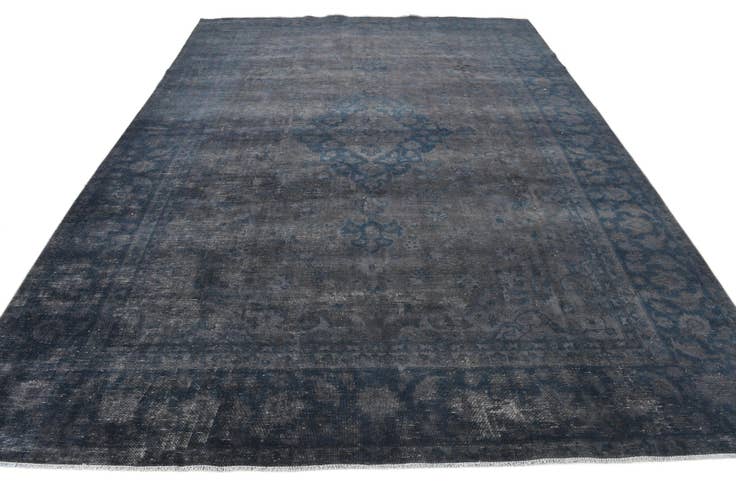 Detail image of 8' 10 x 12' 3 Hand Knotted Ultra Vintage Persian Wool Rug