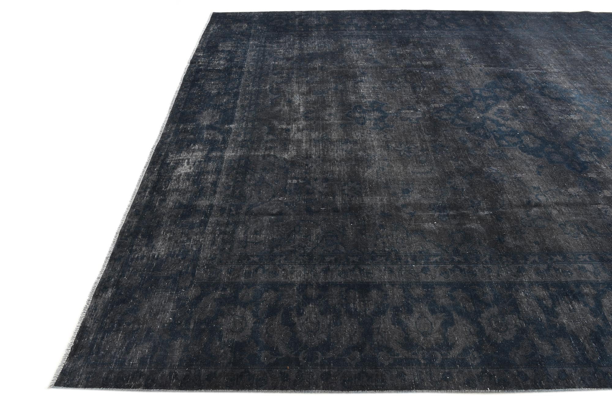 8' 10 x 12' 3 Hand Knotted Ultra Vintage Persian Wool Rug