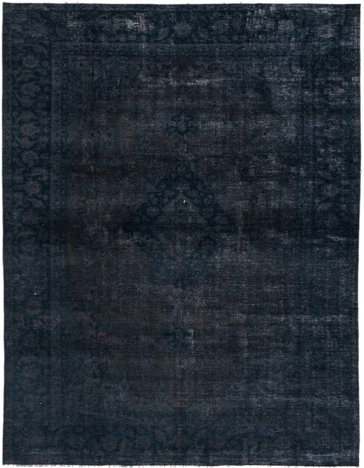 Detail image of 8' 10 x 12' 3 Hand Knotted Ultra Vintage Persian Wool Rug