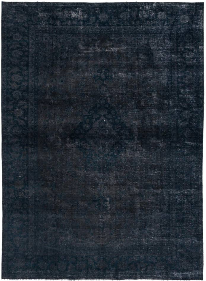 Detail image of 8' 10 x 12' 3 Hand Knotted Ultra Vintage Persian Wool Rug