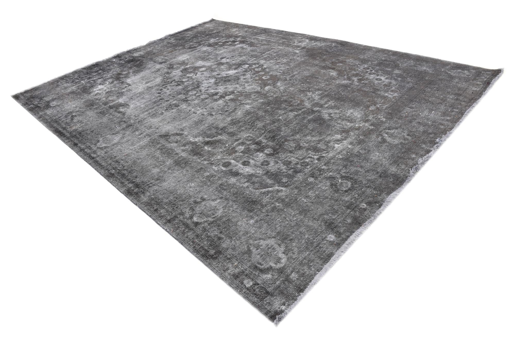 9' 9 x 12' 10 Hand Knotted Ultra Vintage Persian Wool Rug