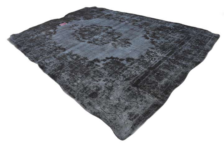 9' 5 x 13' 6 Hand Knotted Ultra Vintage Persian Wool Rug