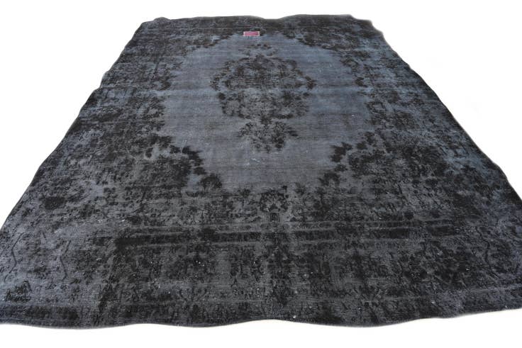 Detail image of 9' 5 x 13' 6 Hand Knotted Ultra Vintage Persian Wool Rug