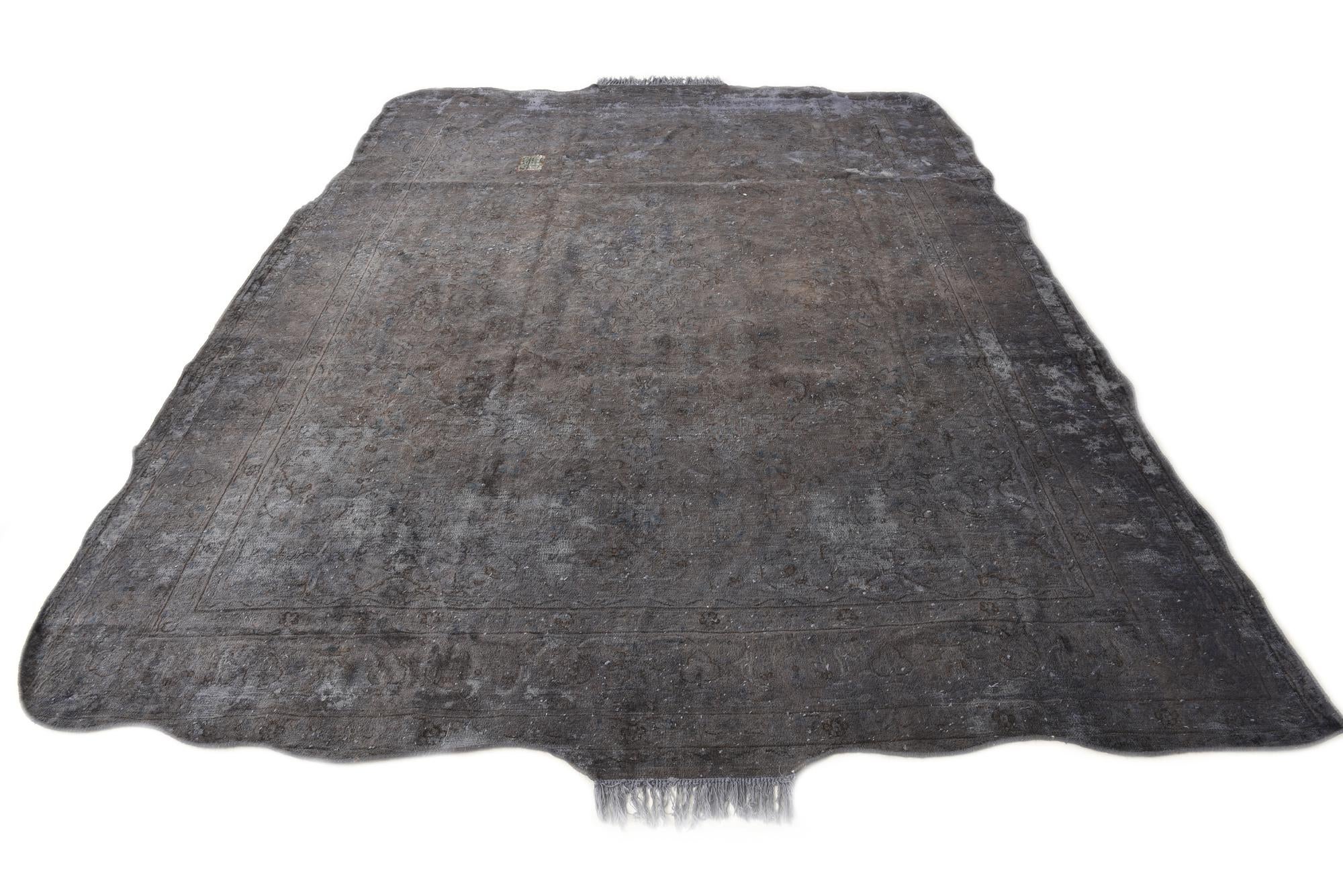 8' 8 x 12' Hand Knotted Ultra Vintage Persian Wool Rug