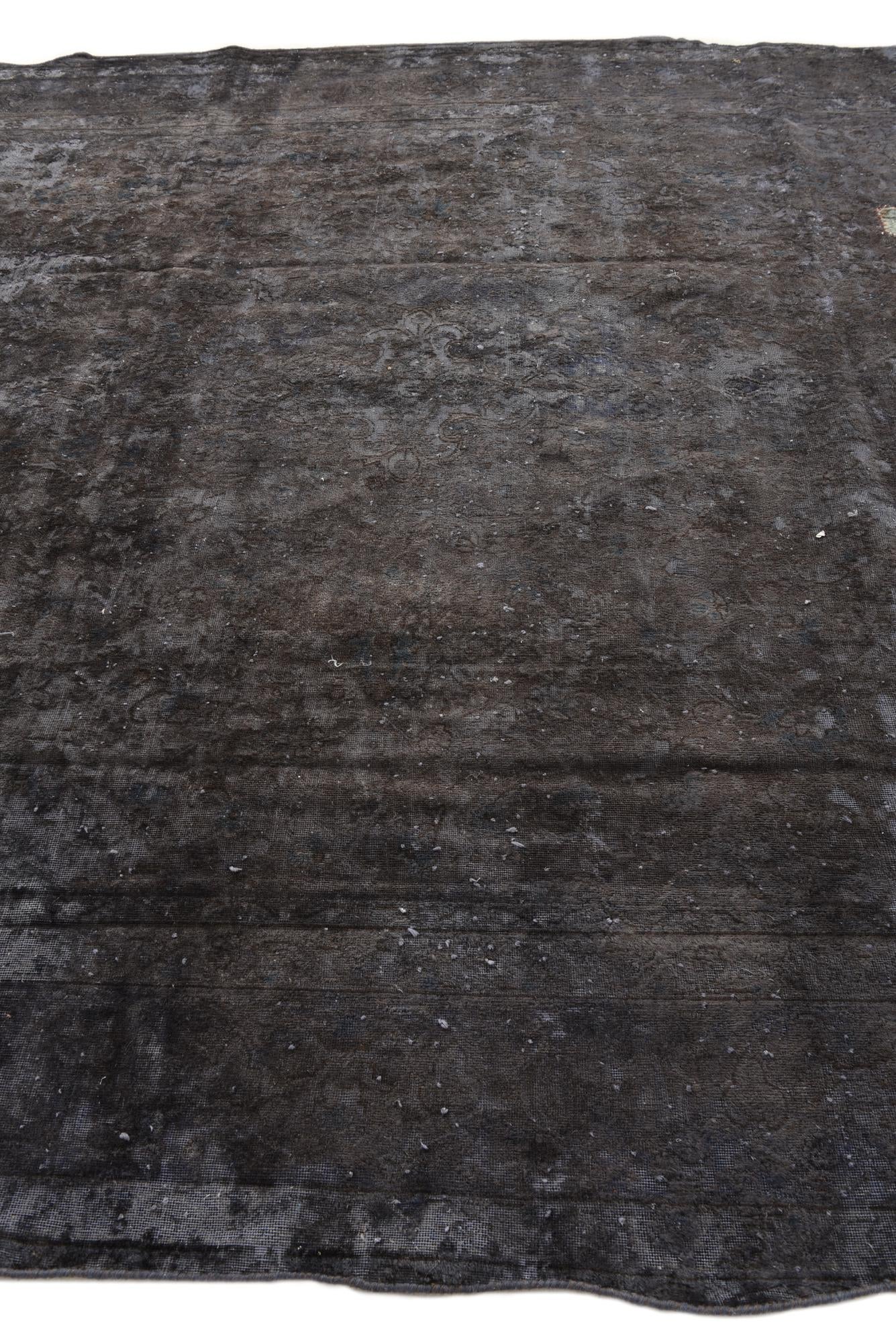 8' 8 x 12' Hand Knotted Ultra Vintage Persian Wool Rug