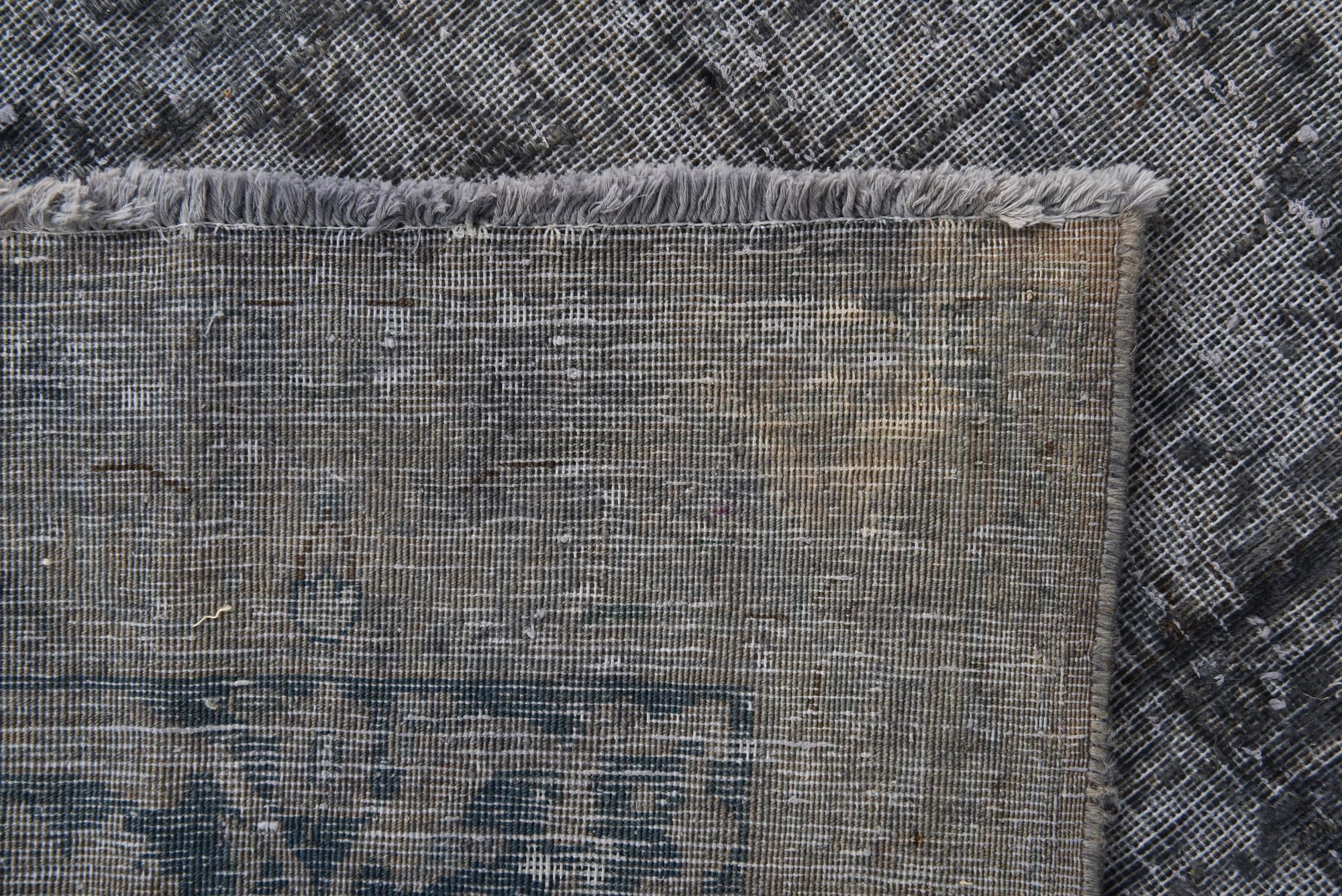 9' 9 x 13' 2 Hand Knotted Ultra Vintage Persian Wool Rug