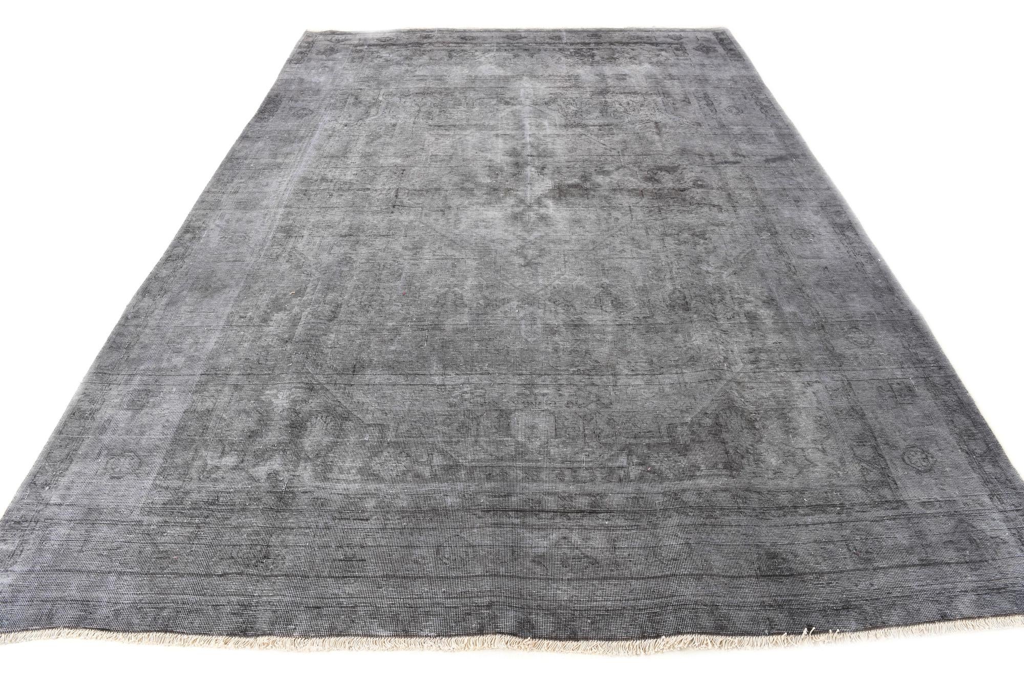 8' x 11' 3 Hand Knotted Ultra Vintage Persian Wool Rug