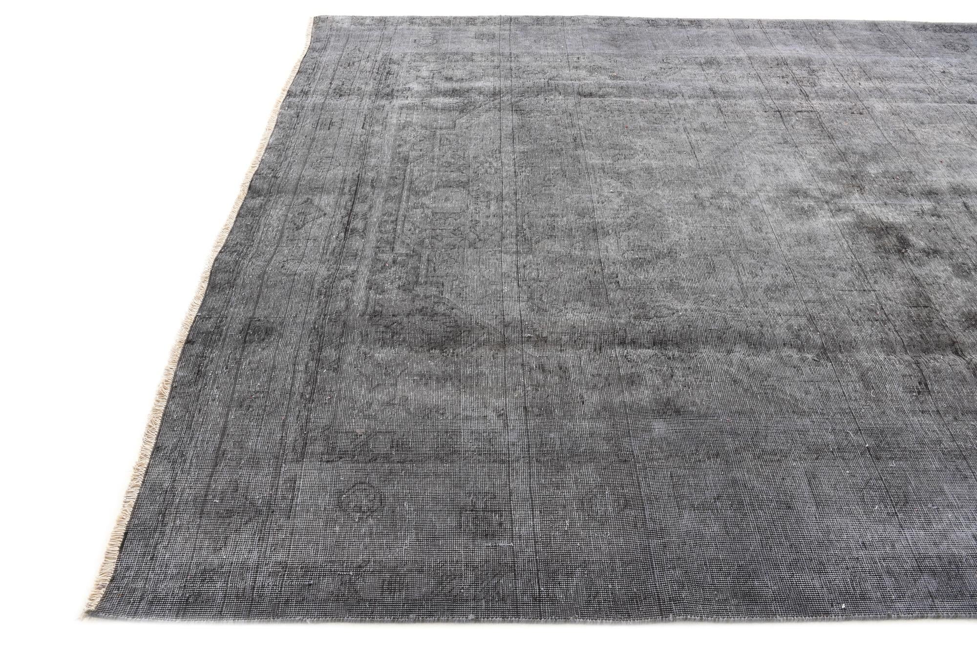 8' x 11' 3 Hand Knotted Ultra Vintage Persian Wool Rug