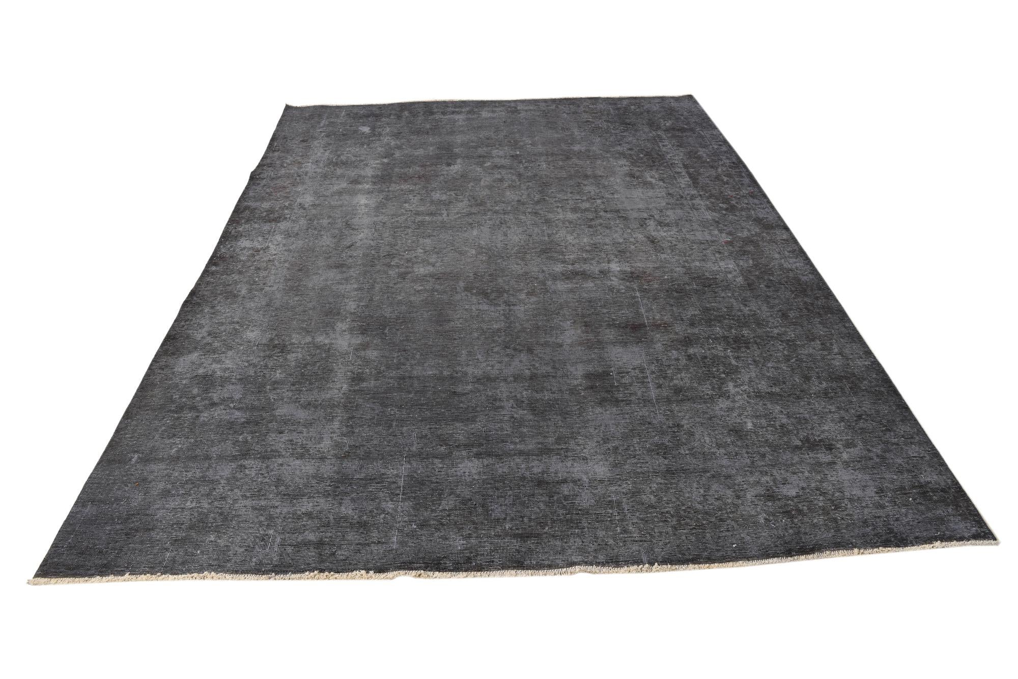 8' 3 x 11' Hand Knotted Ultra Vintage Persian Wool Rug