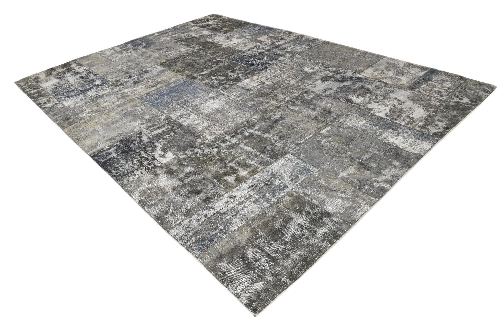 9' x 12' 1 Hand Knotted Ultra Vintage Persian Wool Rug