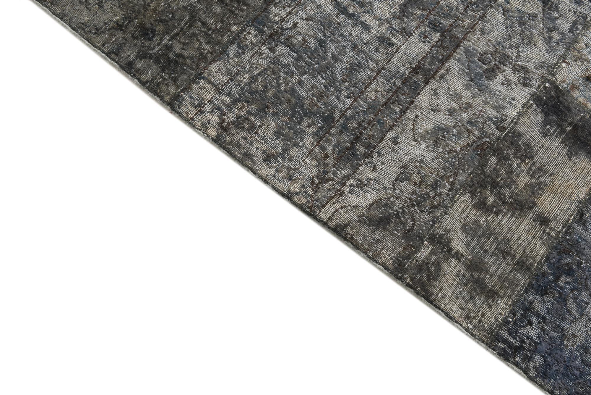 9' x 12' 1 Hand Knotted Ultra Vintage Persian Wool Rug