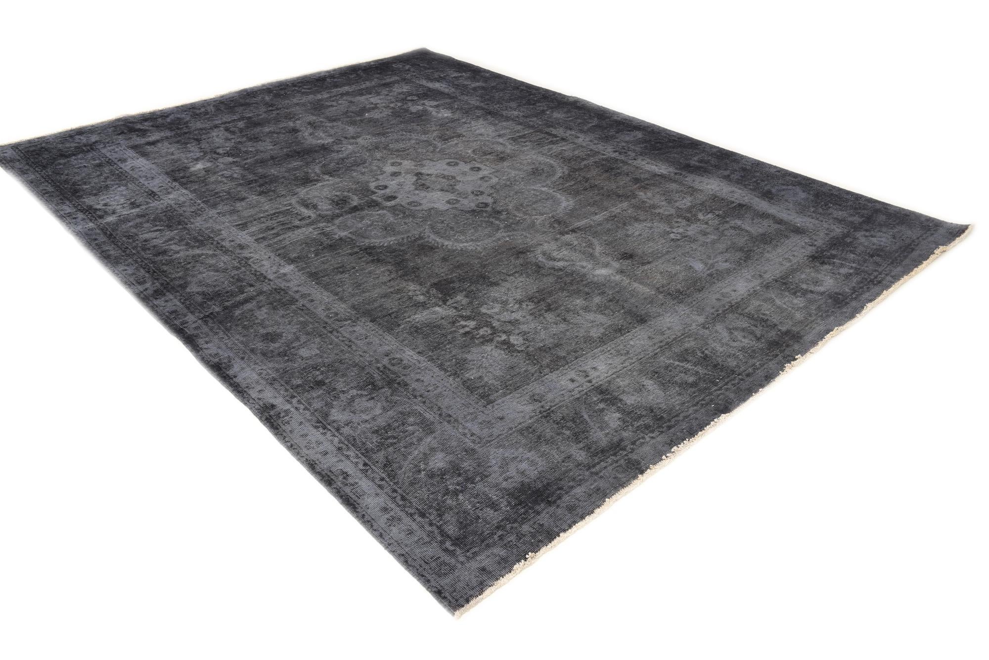 9' 8 x 12' 7 Hand Knotted Ultra Vintage Persian Wool Rug