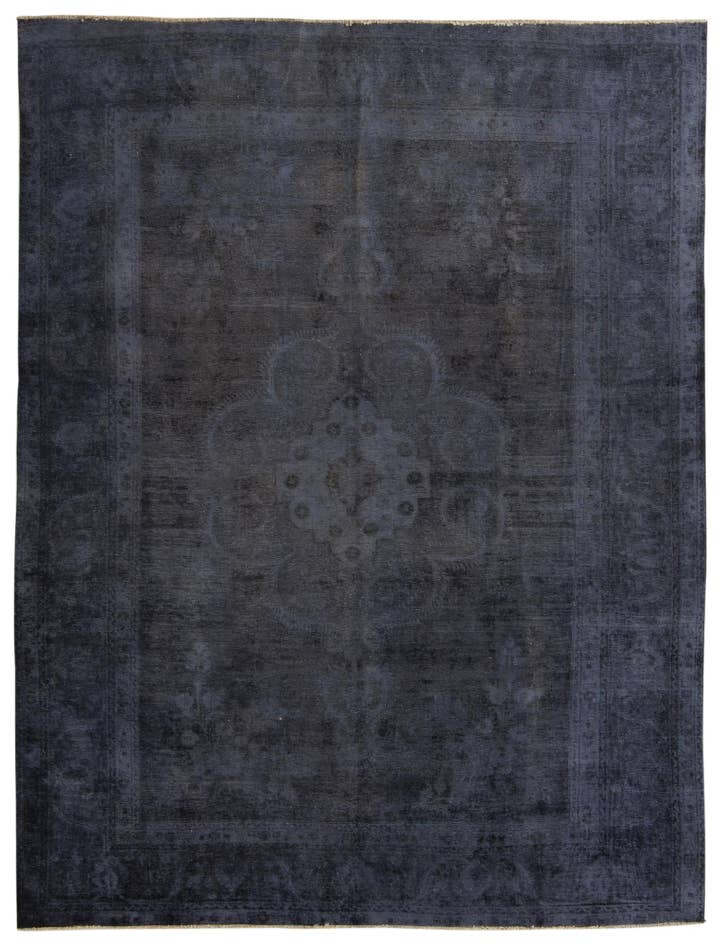 Detail image of 9' 8 x 12' 7 Hand Knotted Ultra Vintage Persian Wool Rug
