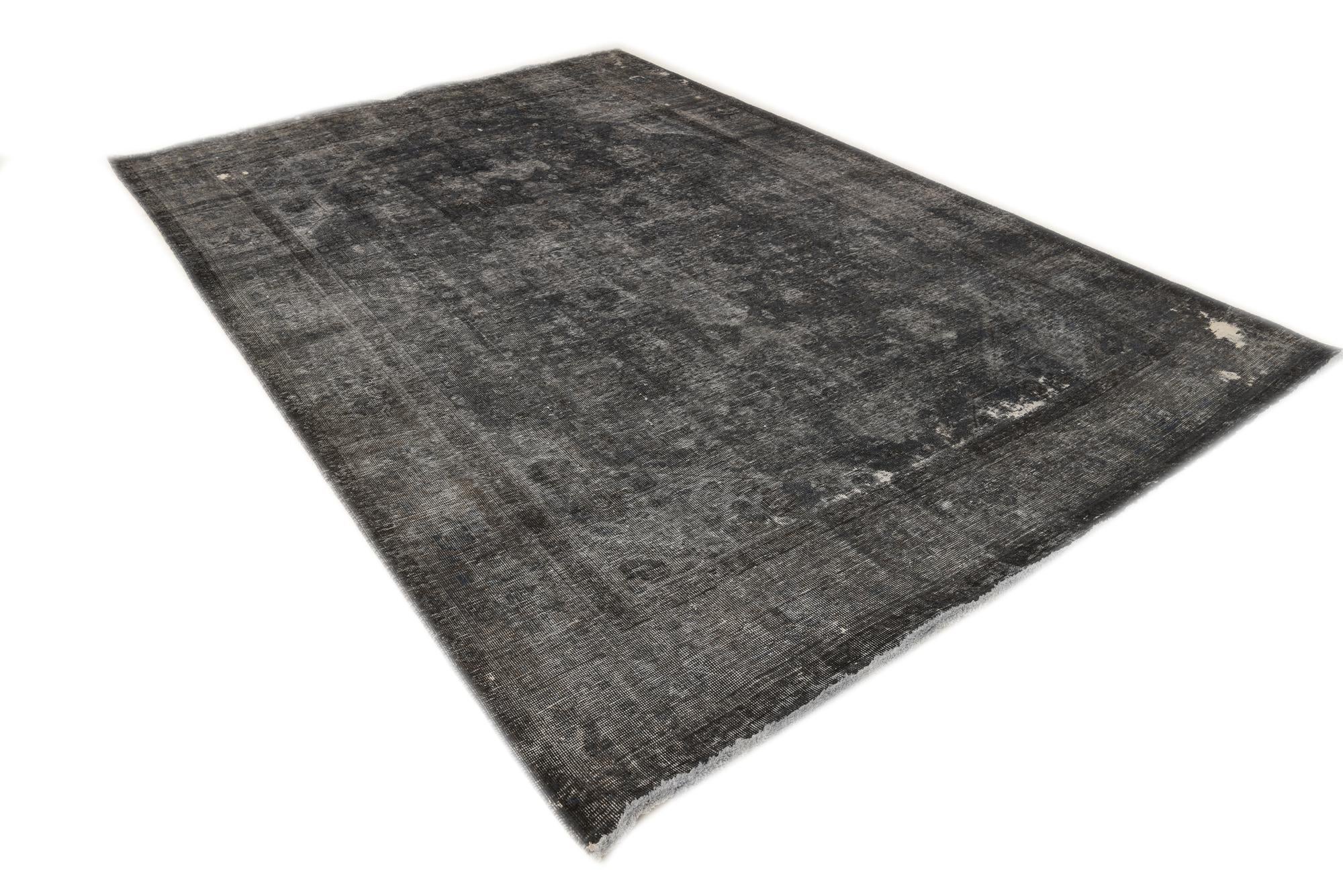 6' 4 x 9' 10 Hand Knotted Ultra Vintage Persian Wool Rug