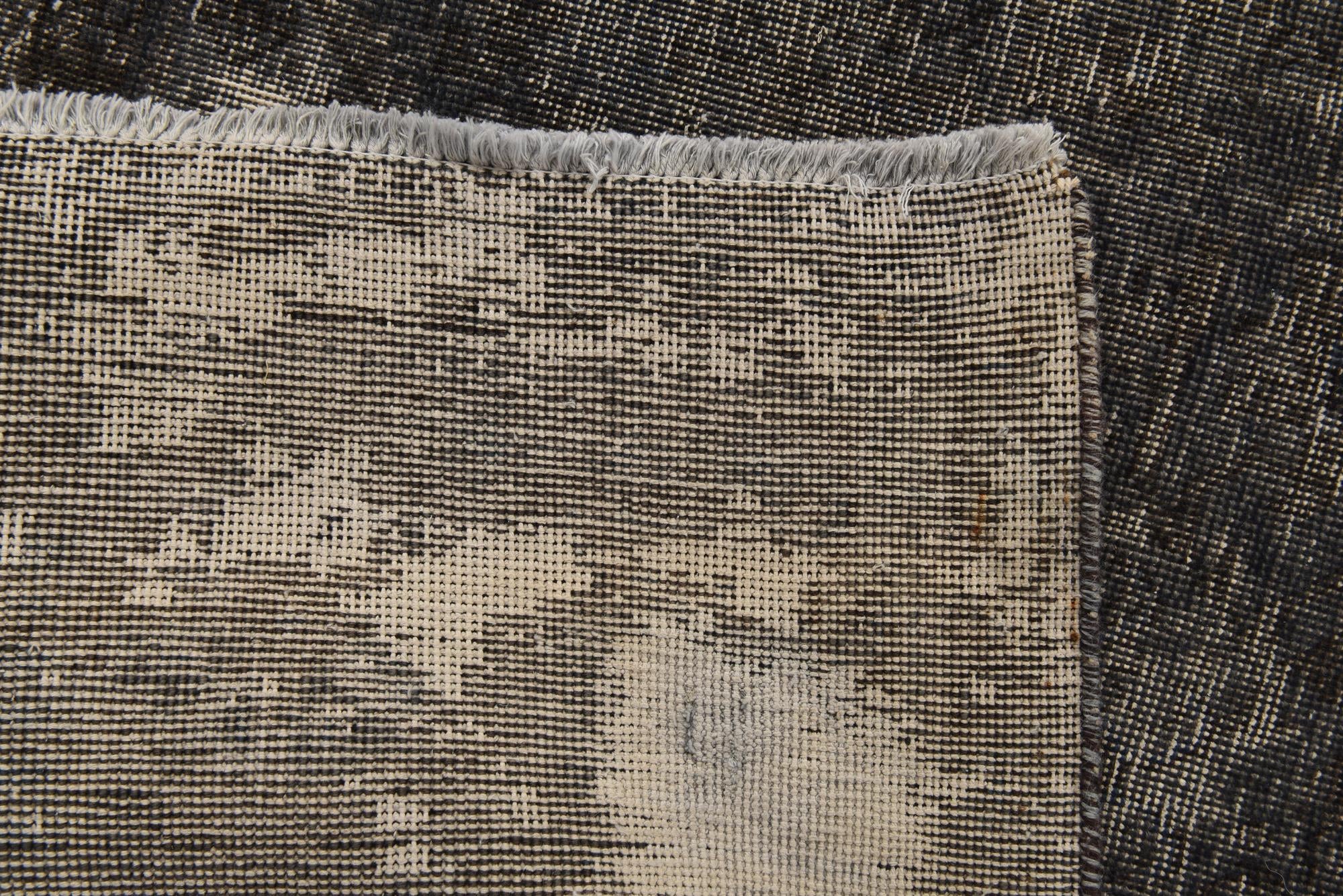 6' 4 x 9' 10 Hand Knotted Ultra Vintage Persian Wool Rug