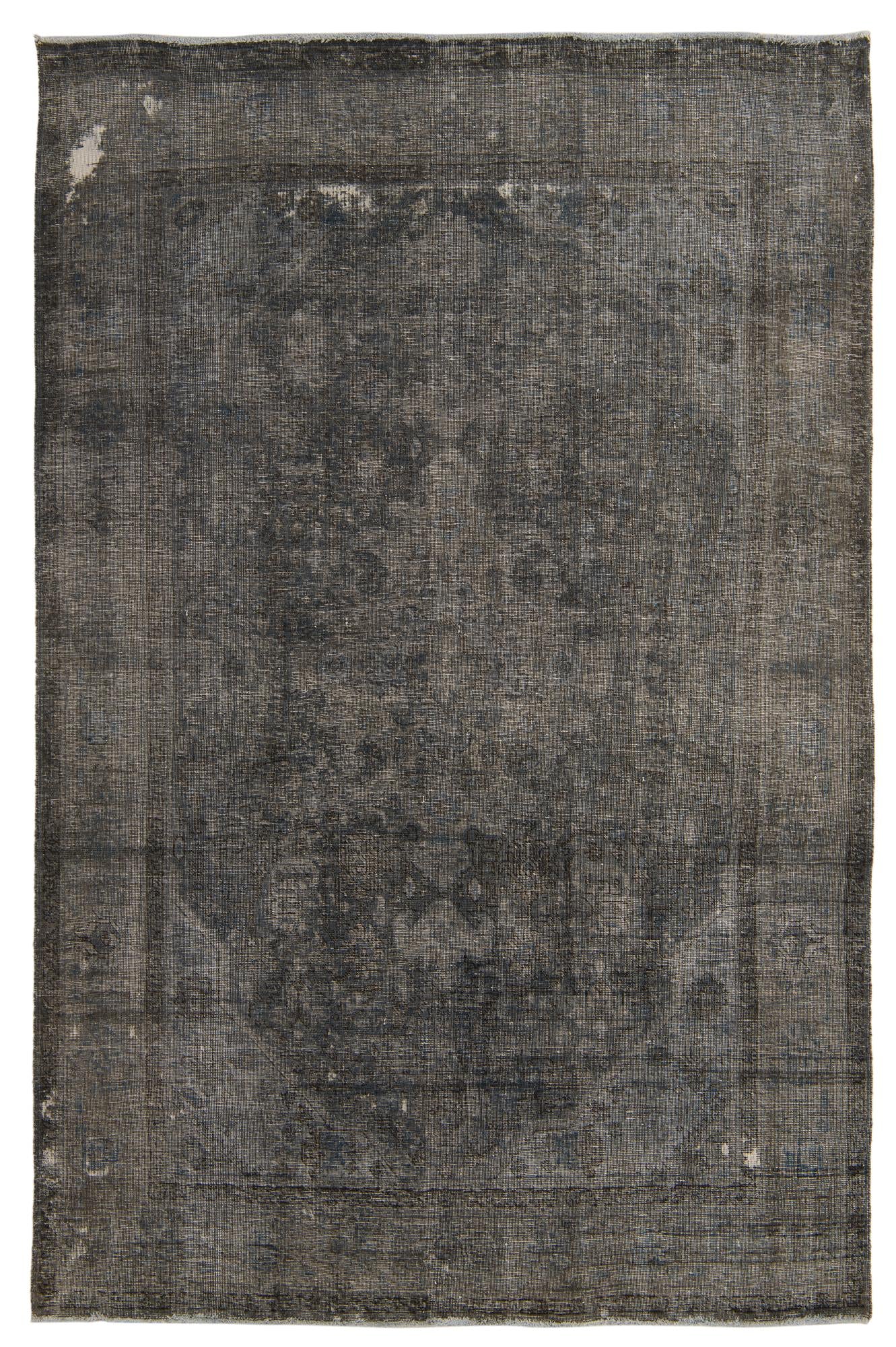 6' 4 x 9' 10 Hand Knotted Ultra Vintage Persian Wool Rug