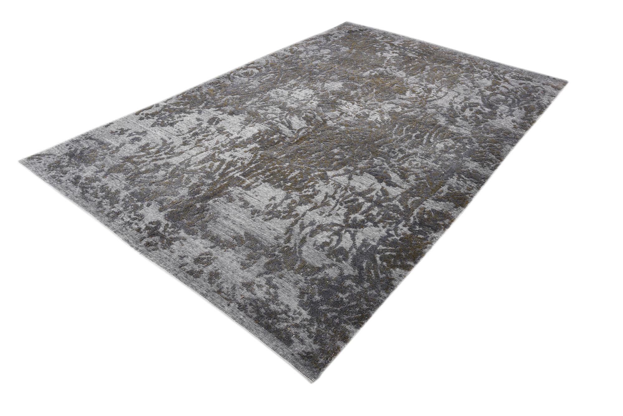 6' 4 x 9' 9 Hand Knotted Ultra Vintage Persian Wool Rug