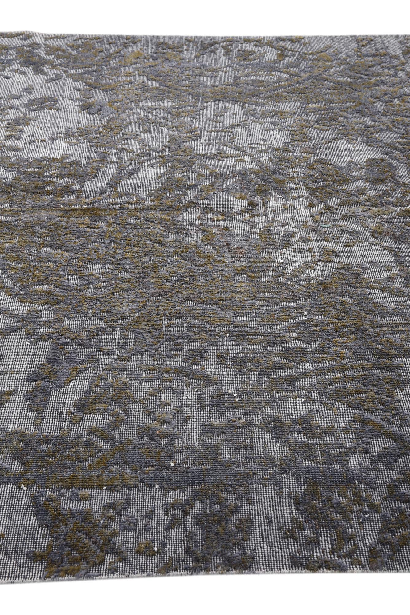 6' 4 x 9' 9 Hand Knotted Ultra Vintage Persian Wool Rug