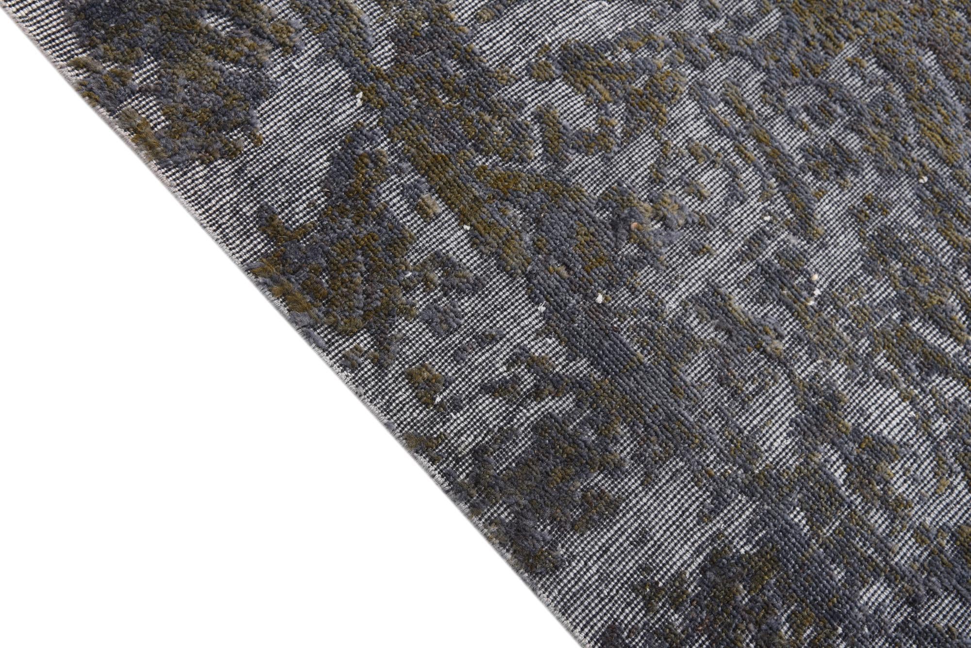6' 4 x 9' 9 Hand Knotted Ultra Vintage Persian Wool Rug