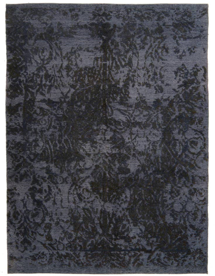 Detail image of 6' 4 x 9' 9 Hand Knotted Ultra Vintage Persian Wool Rug