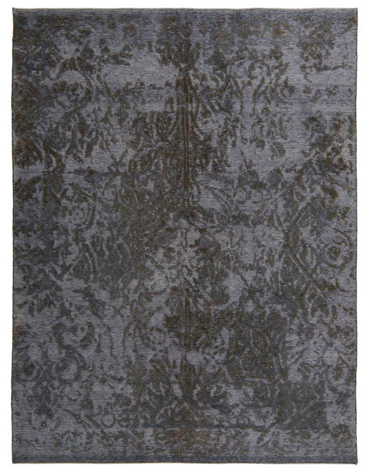 Detail image of 6' 4 x 9' 9 Hand Knotted Ultra Vintage Persian Wool Rug