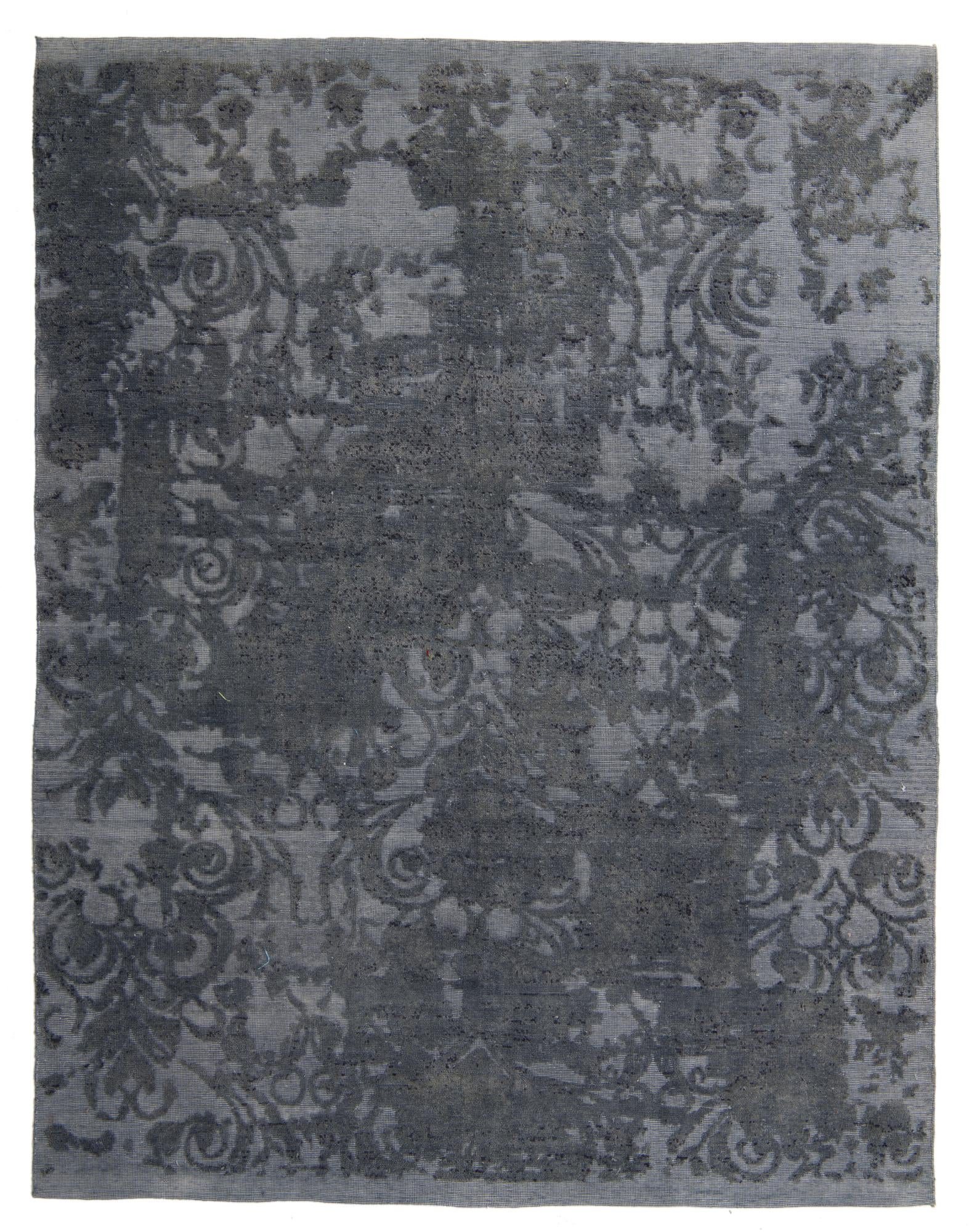7' 9 x 9' 10 Hand Knotted Ultra Vintage Persian Wool Rug