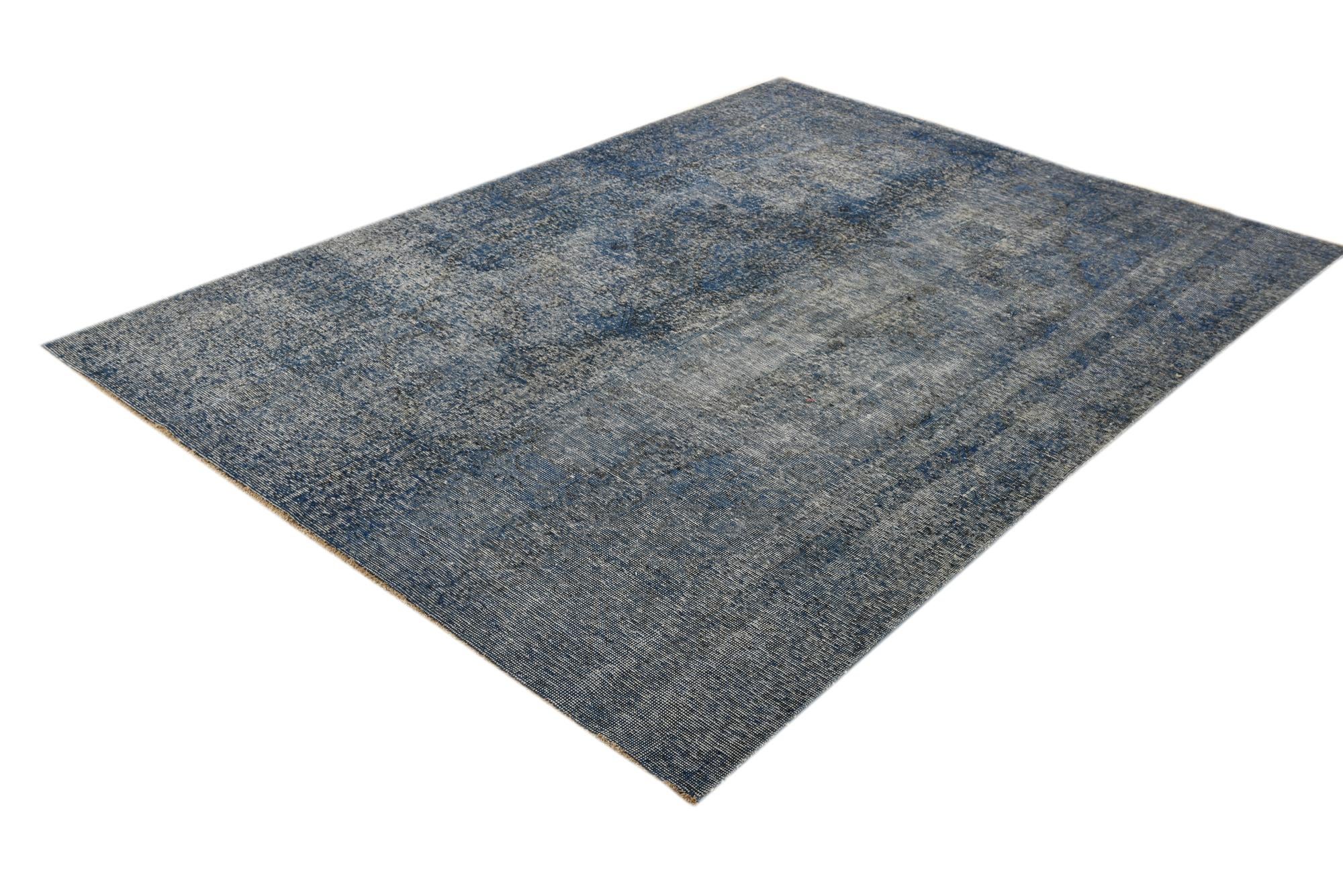 6' 1 x 8' 9 Hand Knotted Ultra Vintage Persian Wool Rug