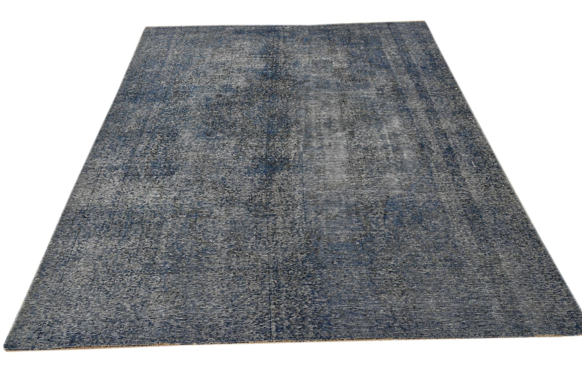 6' 1 x 8' 9 Hand Knotted Ultra Vintage Persian Wool Rug