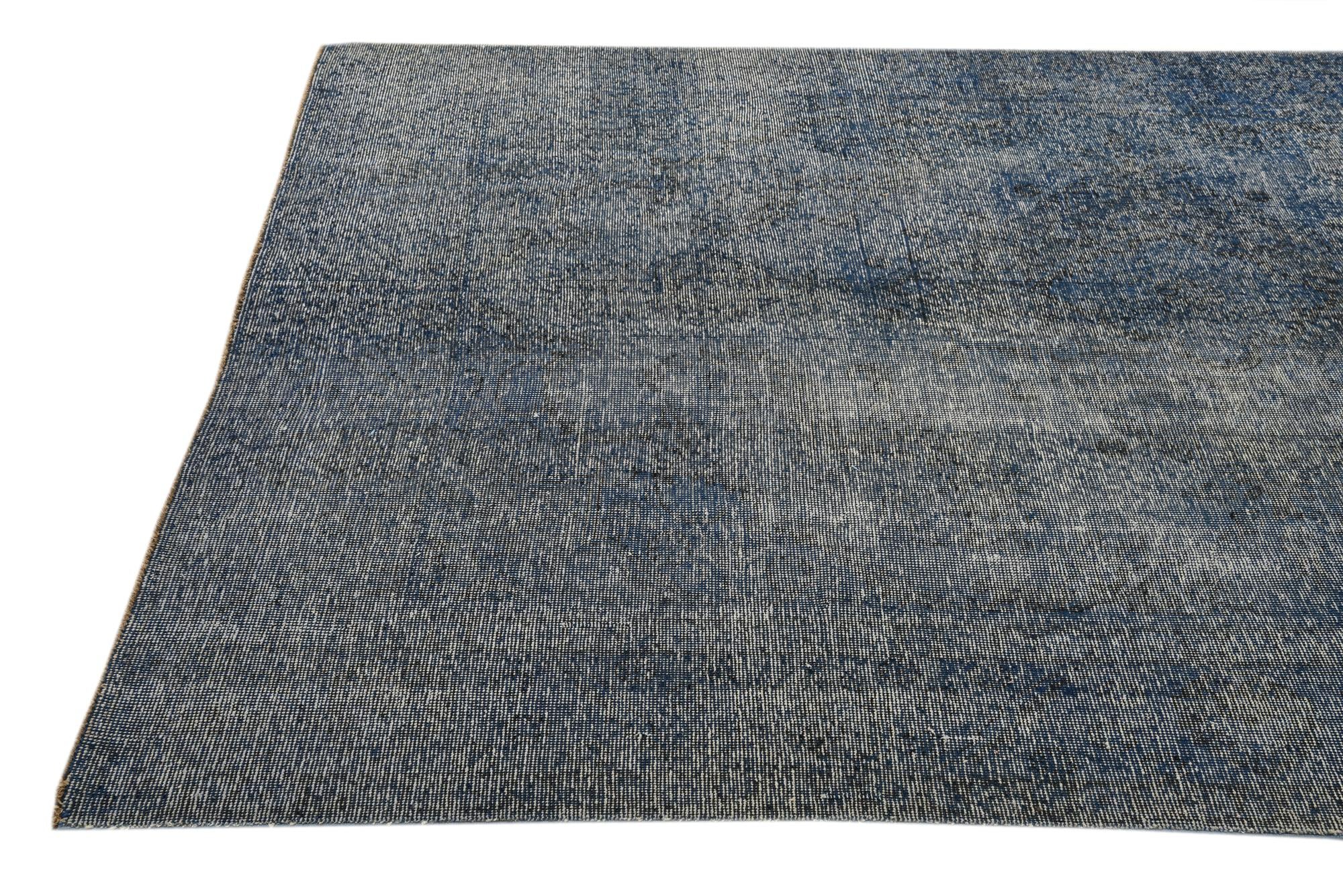 6' 1 x 8' 9 Hand Knotted Ultra Vintage Persian Wool Rug