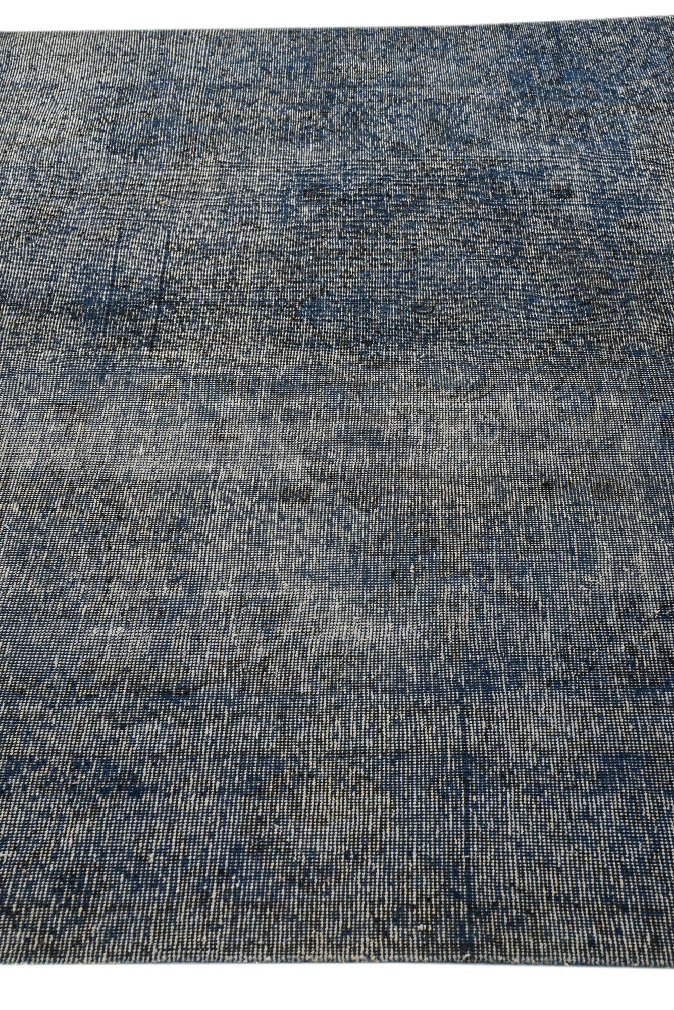6' 1 x 8' 9 Hand Knotted Ultra Vintage Persian Wool Rug