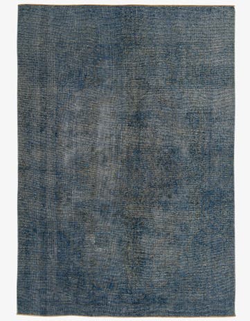 6' 1 x 8' 9 Hand Knotted Ultra Vintage Persian Wool Rug