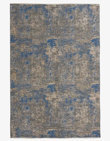 6' x 8' 9 Hand Knotted Ultra Vintage Persian Wool Rug