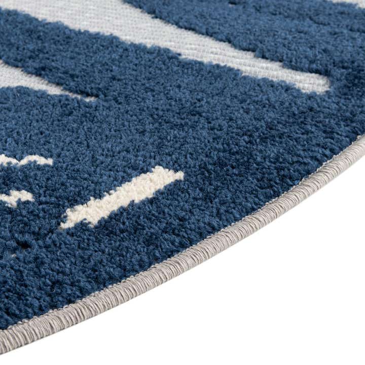 3' 3 x 3' 3 Easy-Clean Aruba Indoor / Outdoor Round Rug