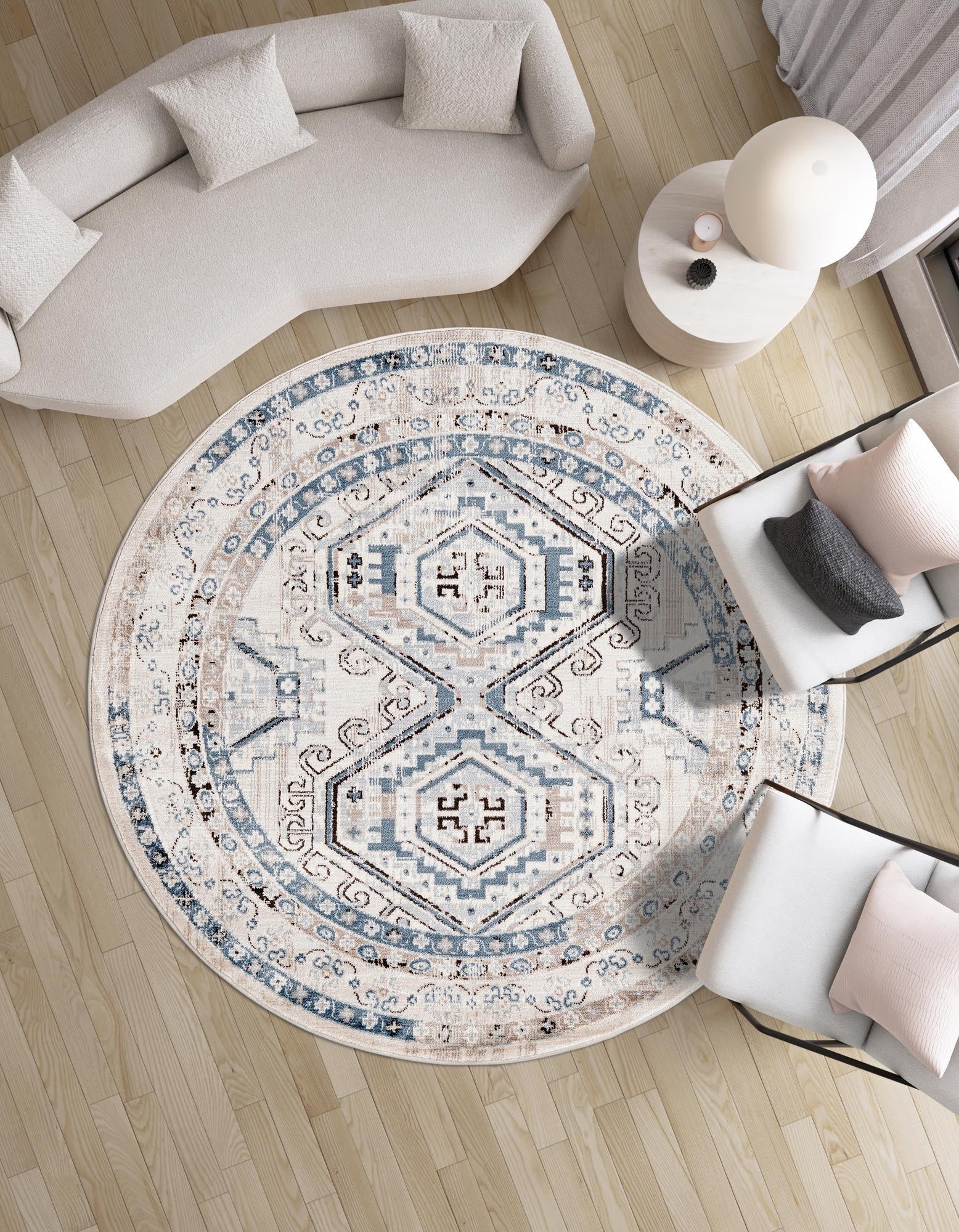 3' x 3' Charlotte Round Rug