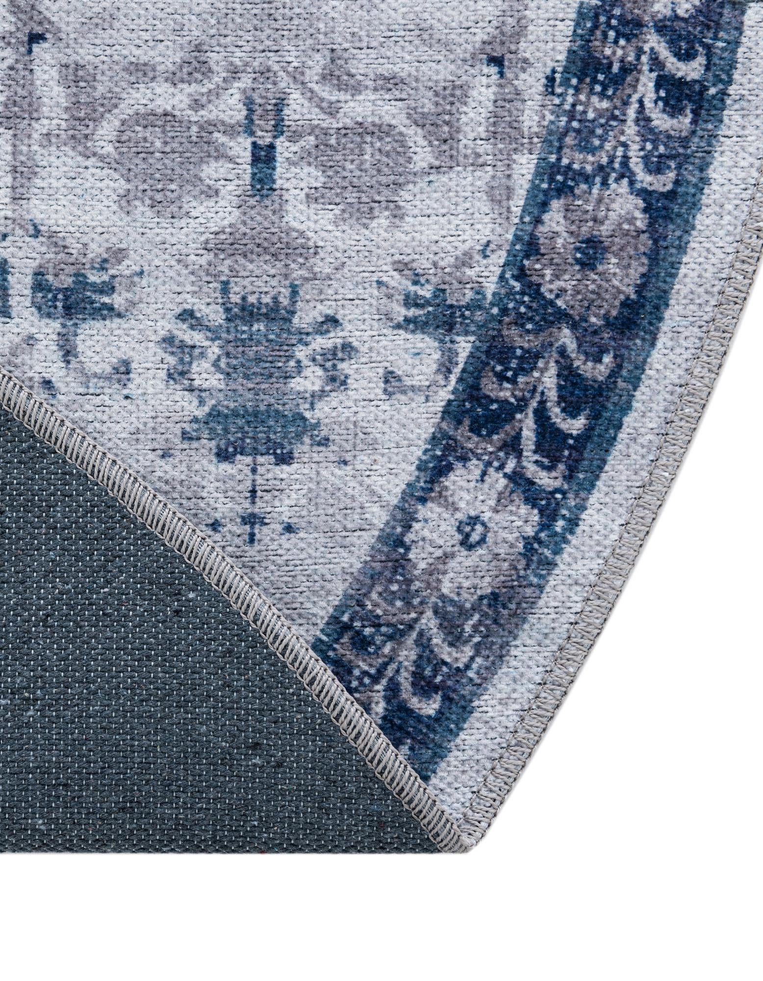 4' x 4' Washable Francesca Round Rug