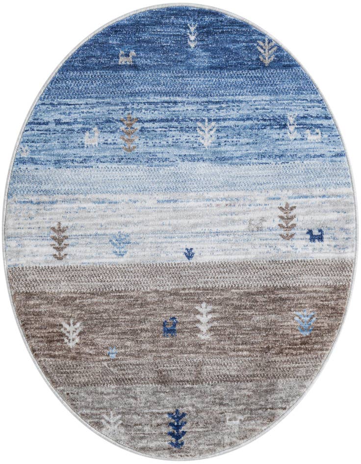 Detail image of 3' 3 x 3' 3 Gabbeh Round Rug