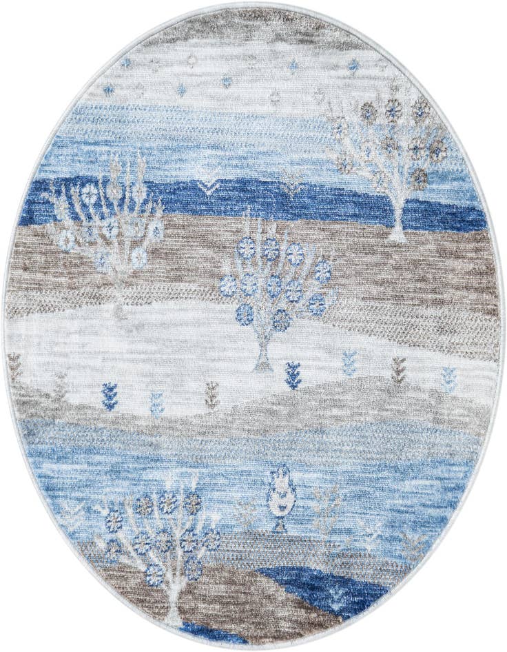 Detail image of 3' 3 x 3' 3 Gabbeh Round Rug