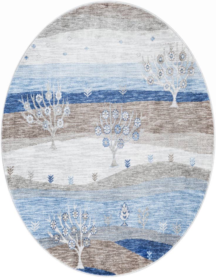 Detail image of 5' 3 x 5' 3 Gabbeh Round Rug