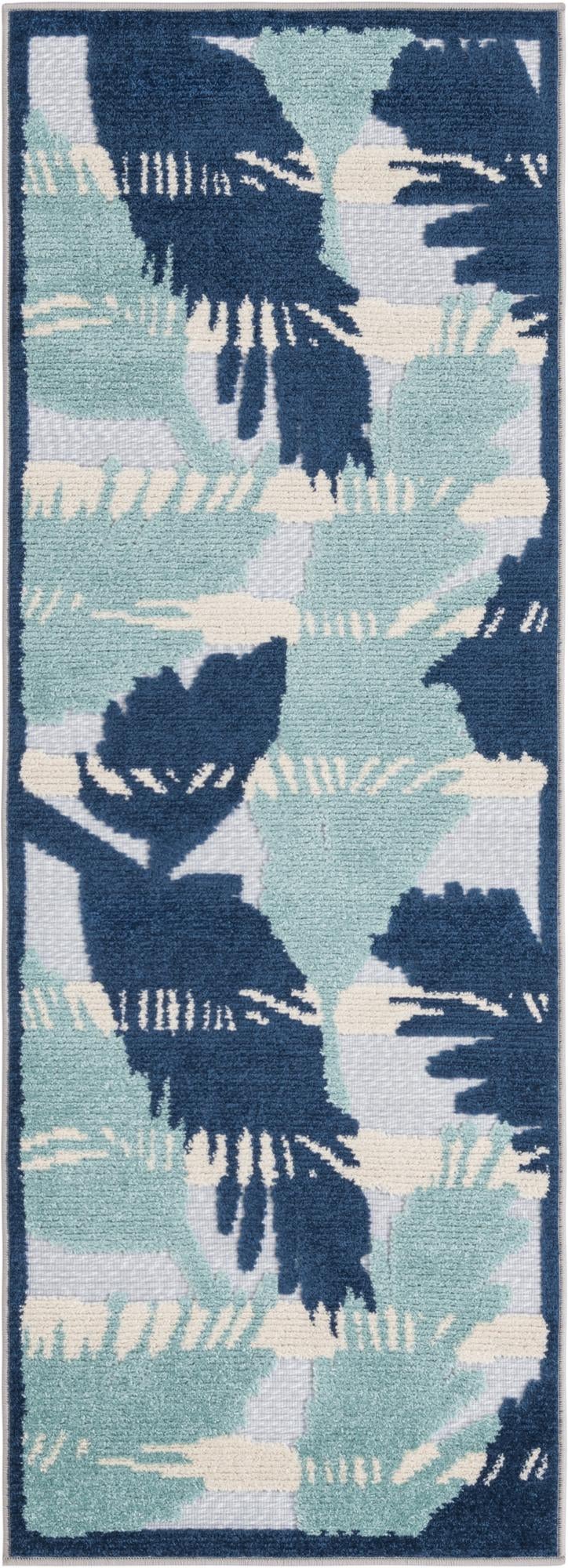 2' x 6' Easy-Clean Aruba Indoor / Outdoor Runner Rug