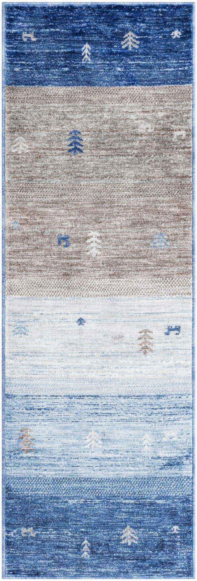 2' x 6' 1 Gabbeh Runner Rug