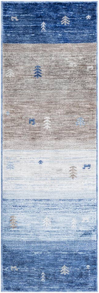 Detail image of 2' x 6' 1 Gabbeh Runner Rug