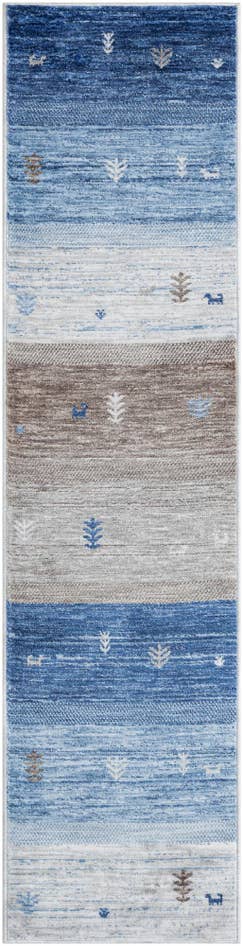 Detail image of 2' x 8' Gabbeh Runner Rug