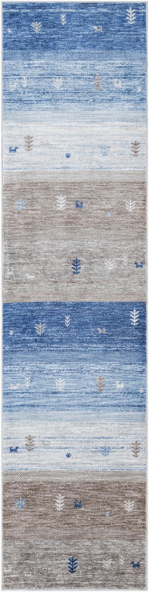 2' 7 x 10' Gabbeh Runner Rug