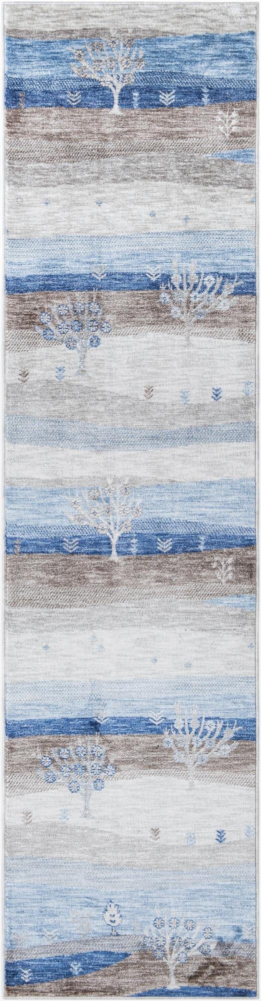 2' 7 x 10' Gabbeh Runner Rug