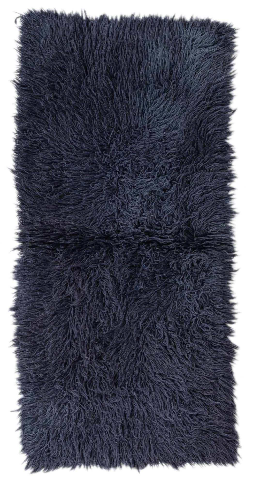 2' 1 x 4' 6 Hand Knotted Moroccan Wool Runner Rug