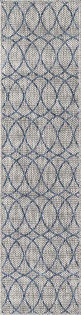 2' x 7' 10 Easy-Clean Trellis Indoor / Outdoor Runner Rug