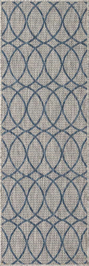 2' x 6' Easy-Clean Trellis Indoor / Outdoor Runner Rug